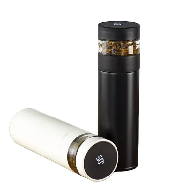 2025 New Intelligent Tea Separation Insulated Cup High-End Business Portable Water Cup 316 Stainless Steel Classic Vacuum for