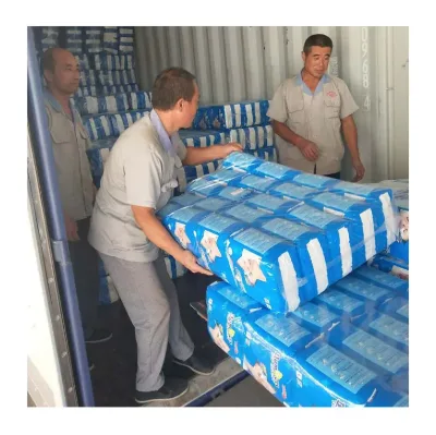 Factory Wholesale Cheap Price 20 Feet Container Korean Baby-dry Pants Diapers Size 6 Swaddlers Bales Diapers /Nappies(old)