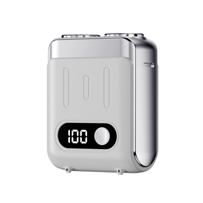 Mens Shaver Small Waterproof Electric Shaver Lightweight Charging Shaving Tool Mini Face Shaver with Digital Display
