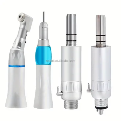 ADENT New Supply Dental Low Speed Handpiece Kit Dental Contra Angle Air Motor