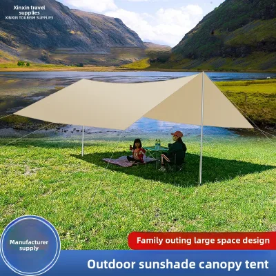 Hot Selling Tents, Outdoor Camping Sunshades, Portable Rainproof Pergolas, Hexagonal Galvanized Steel, Thickened Oxford Cloth