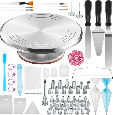 Top Hot Sell 177 PCS Cake Turntable Set for Decorating Supplies Kit Supplies