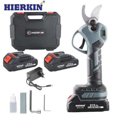 HIERKIN  Powerful Electric Battery Makers Mochila Para Herramientas Outil Pruning Machine Battery Scissor Pruning Saw Handsaw