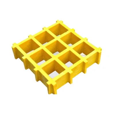 Fire Retardant FRP Fiberglass Grating NonRust GRP Composite Grate for Factory Workshop Marine Platform Usage
