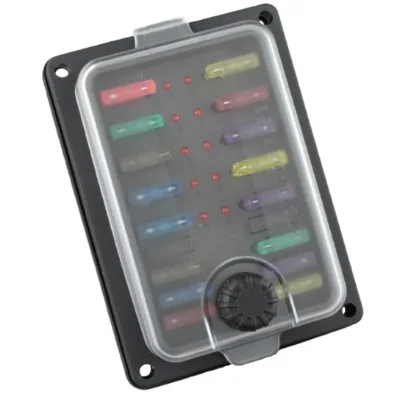 Waterproof Resistant Universal DC 12V Car Marine 10 Way Fuse Holder Box with Low Breaking Capacity