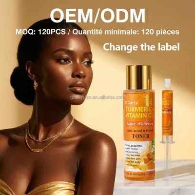 OEM OEM Beauty Ocarly TURMERIC VITAMIN C Hydratant Toner Lightening Collagen Toner Skincare 2-in-1 for Dark Skin Toner