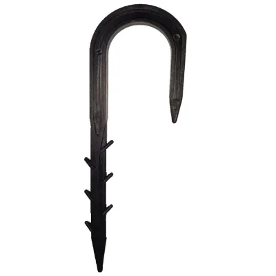 Wholesale J Hook Garden Stakes Greenhouse Stakes Pegs Ground Anchors