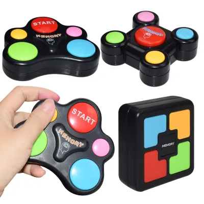 2024 Popular Flash Music Puzzle Interactive Exercise Memory Handheld Gaming Electronic Machine Toys for Kids