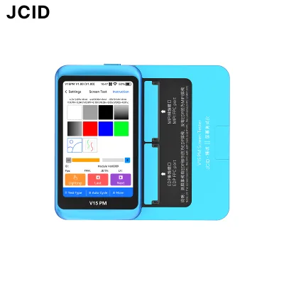 JCID V15PM Screen Tester for IP7/8/X/11/12/13/14/15/16 Pro Max Phone Color, Image, Touch, and Refresh Rate Testing Repair Tool
