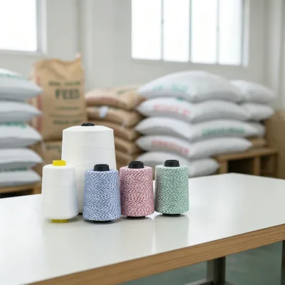 Common Specification 103 104 Stock Closing Yarn for Industrial Packaging Custom Colors Factory Bag Closer Yarn