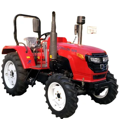 Cheap Tractor Form China 100 120 160HP Traktor with Front Loader and Backhoe Exported to New Zealand