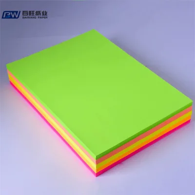 BW Fluorescent Neon Colorful Craft Paper Card Stock China