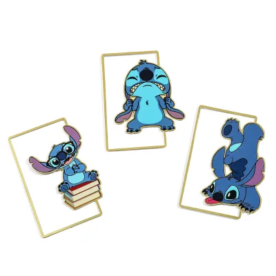 New Design Cartoon Creative Cartoon Wholesale Cheap Standard Size Custom Brass Promotional Metal Bookmark