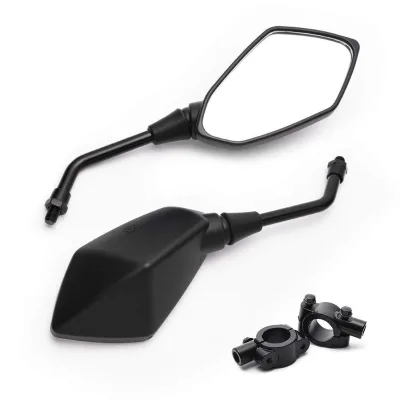 Universal 10mm Bolt Rearview Mirror for Road Bicycles BMX General Electric Scooter 7/8\" Handle Bar Mount Clamp for Motorcycles