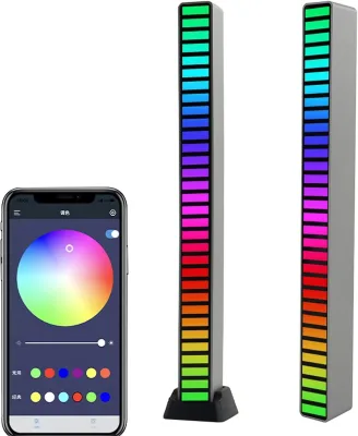 New RGB LED Light Sound Control Pick up Rhythm Sound Control Pick up Rhythm Light Gaming Led for 16 32-bit RGB Music Light