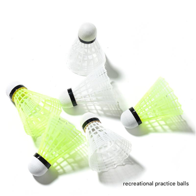 China Factory Wholesale Durable Yellow Nylon Badminton for Outdoor Training Stable Sports