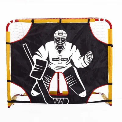 High Quality Steel Training Hockey Goals Frames Field Goal Post Shooting Hockey Ball Net Street Hockey Target Training Aid