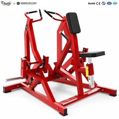 Heavy Dual Station Lat Pulldown Rowing Back Trainer Commercial Gym Strength Equipment One Stop Fitness Solution Supplier