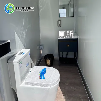 Smooth Surface Stain Resistant Easy Disinfection Outdoor Event Mobile Toilet