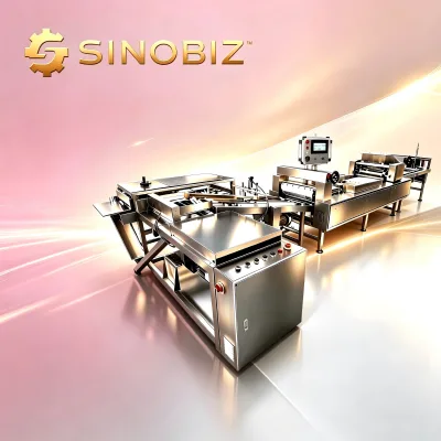 Wafer Stick Roll Making Machine Automatic Egg Roll Production Line 150pcs/min CE Stainless Steel