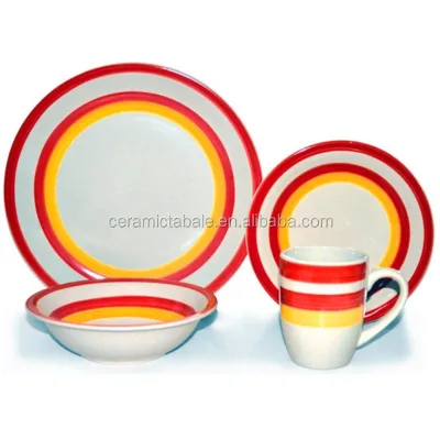 Ceramic Fine Porcelain Stoneware Disposable Cup Kit Dinnerware Sets Wholesale