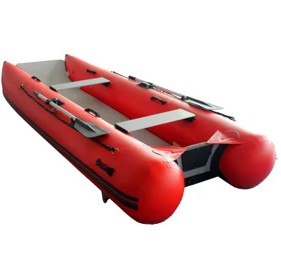 Large Diameter Pontoon Boat Catamaran 12ft Inflatable Catamaran Boat for Sale