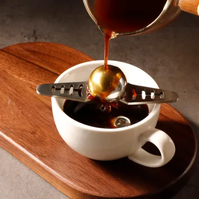 Coffee Frozen Ball Rack for Espresso Whiskey Chilling Stone 304 Stainless Steel Ice Balls With Holder