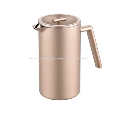 1000ml Colorful French Press,Stainless steel French press, Insulated French Press,Travel French Press,Camping French Press