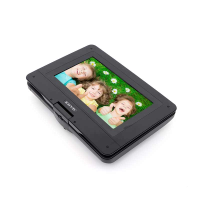 9 Inch Flip Screen Foldable Portable 4k Dvd Vcd Players With Gamepad Tv Function Digital Tv Tuner