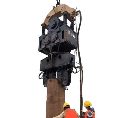 YZ230B Heavy Duty Vibro Pile Hammer for Steel Pipe Pile Foundation Engineering Project