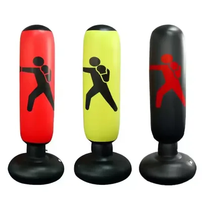 High Quality Fitness Home Gym Inflatable Punching Bag Boxing Bag with Logo Bop Kicking Punching Bags