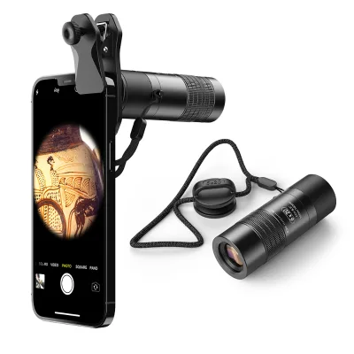 New Trending Camera Lens Adjustable Pocket 6X Telescope Zoom Lens Close Focus Monocular for Hunting