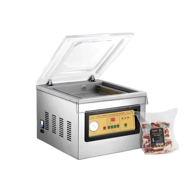 Single Chamber Desktop Vacuum Sealer Machine Food Vacuum Packing Machine for Restaurant and Shop Use