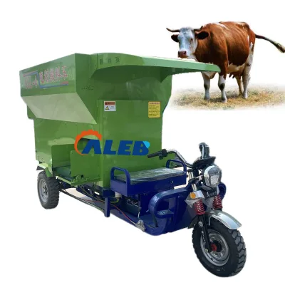 Automatic Three Wheel Feed Spreader Cattle Feed Spreader