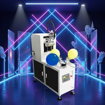 User Friendly Semi Automatic Balloon Screen Printer Microcomputer Control Each Function Easy Operate Five Auto Counter