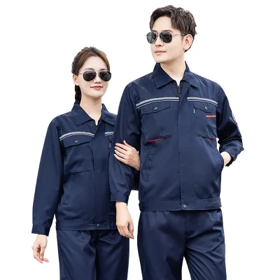 Summer Discharge Acid and Alkali Discharge Static Work Suit Long-Sleeved Thin Factory Labor Insurance Clothing