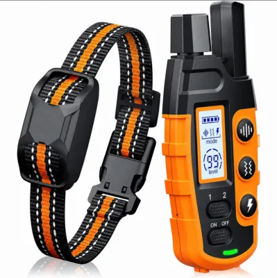 Dog Shock Collar Rechargeable Waterproof Remote Training For Small Medium Large Dogs 3300Ft Range