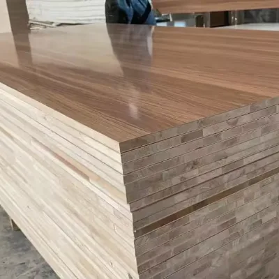 18mm Melamine Veneered 5 Layer Block Board for Furniture and Wardrobe