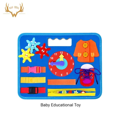 Wholesale Montessori Felt Busy Board Educational Toy for Babies