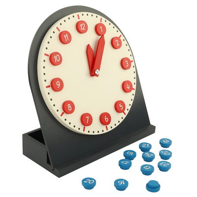 MA159 Montessori Clock with Moveable Hands for Nursery School Mathematics Toy Montessori Educational Toys