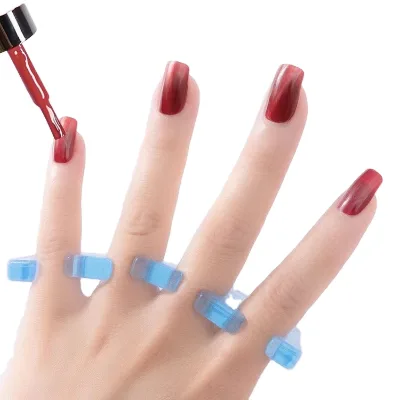 Silicone Gel Spa Comfortable Gel Toe Separator Soft Form Toe Separator Silicone for Nail Polish