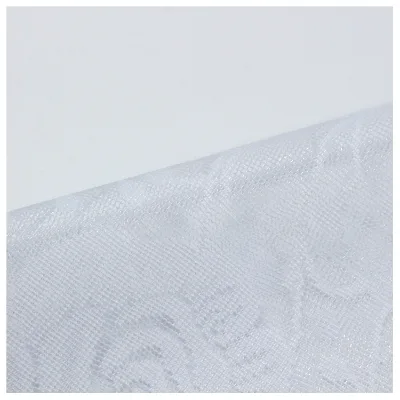 Low MOQ Sheer Voile Curtains Panels for Living Room Polyester Plain Curtain Fabric for Breathable Shading
