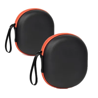 OEM/ODM Customized Black EVA Headphone Case Fashionable Waterproof Hard Protective Case with Logo Zipper Closure Eco-Friendly