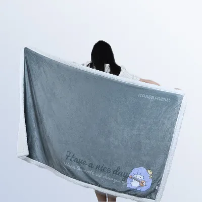 Customized Super Soft Fleece Flannel Blanket Lightweight Warm For kids