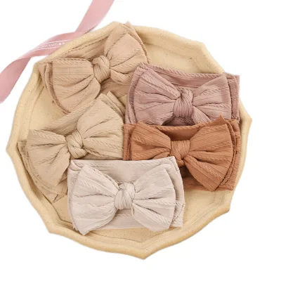 Wholesale Cute Baby Headband Nylon Baby Girl Headband Popular Soft Head Wrap for Swaddling Toddler Kids