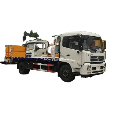 New Condition 4x2 Low Flatbed Tow Truck Price