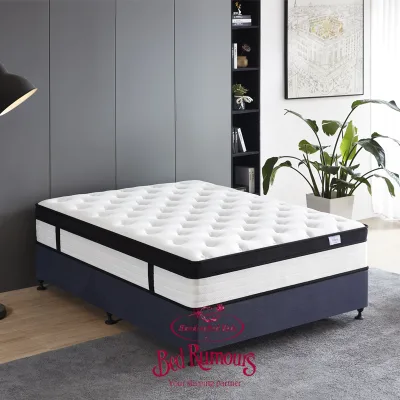 Hotel 5 Star Pillow Top Foam Mattress Twin/Queen/King Sizes 3D Mesh Fabric Foldable Design Soft Firmness Bedroom Home Furniture