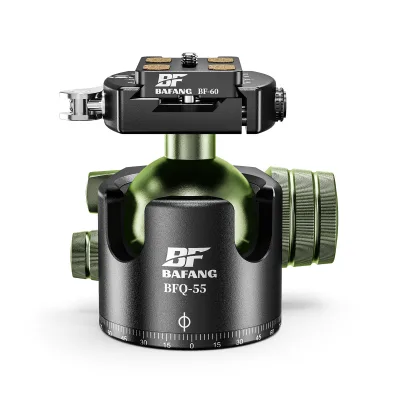 5/8 3/8 Heavy Duty Aluminum Universal Camera Tripod Ball Head with Quick Release Screw Adapter Stabilizers