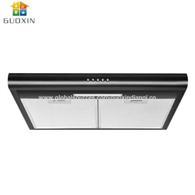 Factory price Slim black range hood for kitchen slim hood hot sale