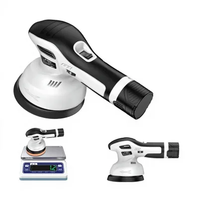 Rechargeable Lithium Battery 12V White Portable Handheld Car & Household Polish Waxing Machine